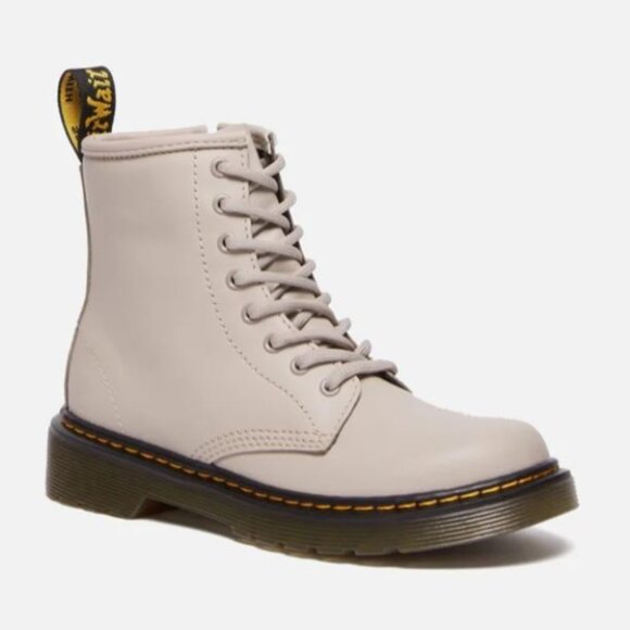 New! 🐋🍥🌸💎matte pink Taupe Doc Dr Marten's Junior kids 1460 boot 13 US 31 EU - Picture 1 of 6